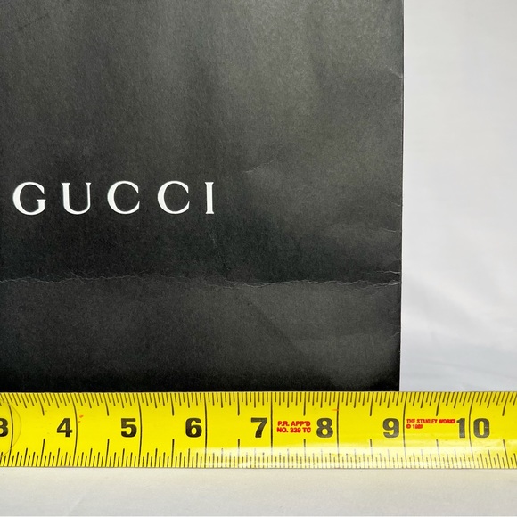 GUCCI Black Paper Boutique Shopping Bag - Picture 5 of 7